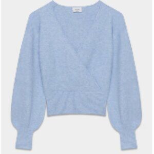 NEW Aritzia Wilfred Softspoke Dear Sweater in blue, medium